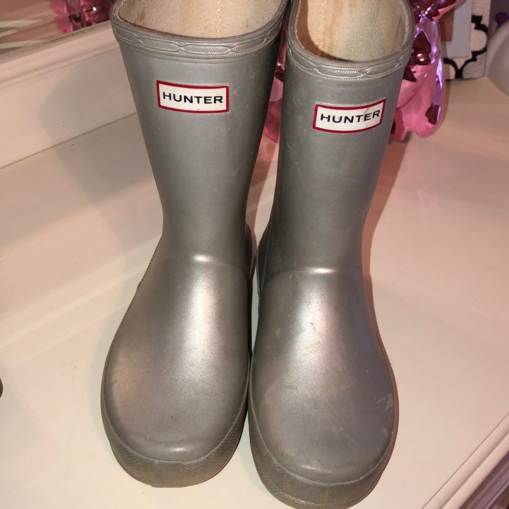 Hunter girls rain boots size 11